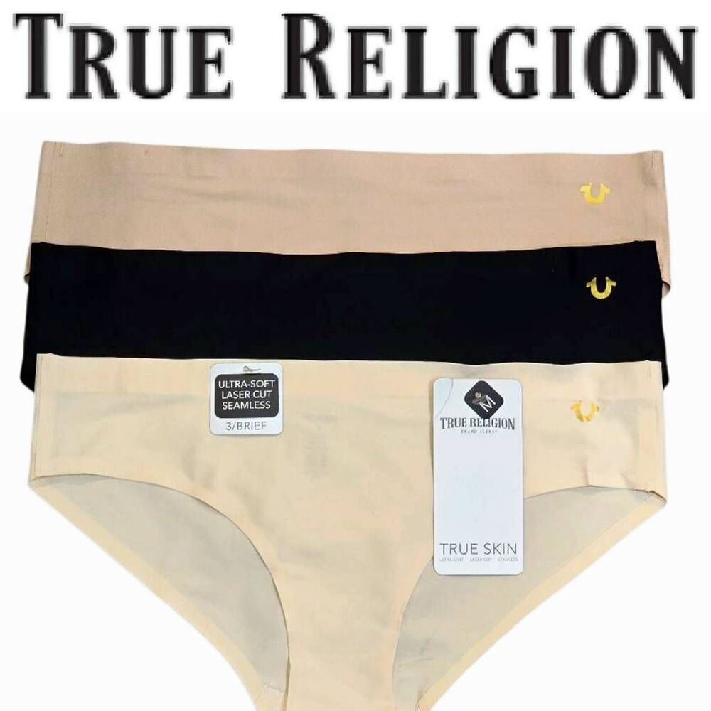True Religion True Skin 3-PK Seamless Briefs‎